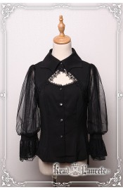 Krad Lanrete Transilvania Moonlight Bat Collar Blouse(Leftovers/Pre-Order)